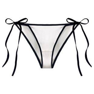 韵扉高端真丝系带两侧可解性感绑绳绑带细带系绳抗菌不夹臀内裤女