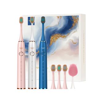 爱几度电动牙刷软毛宽刷头成人情侣套装周年礼物送男女友结婚礼物