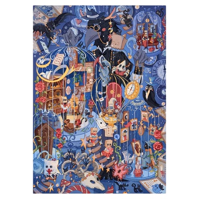 乌鸦先生的笼子造景贴纸爱丽丝