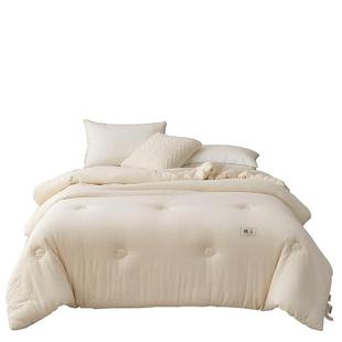 洁丽雅新疆棉花被冬季加厚被子被芯宿舍单人棉被冬被纯棉花空调被