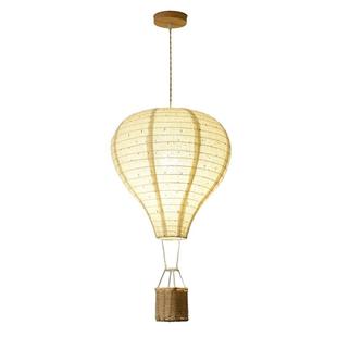 热气球吊灯北欧ins儿童房手工布艺装饰气球灯罩男孩女孩民宿吊灯