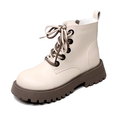 马丁靴女2023新款冬季英伦风