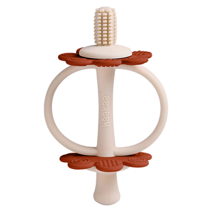 haakaa花朵牙胶磨牙棒婴幼儿防吃手小月龄3到6个月以上宝宝咬咬胶