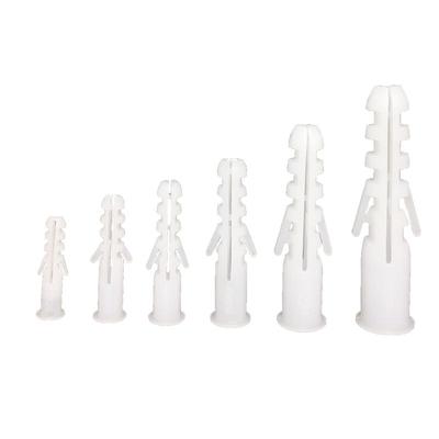 圆形国标塑料膨胀管塑料膨胀螺丝膨胀胶塞胀塞M6 M8 M10 M12 M14