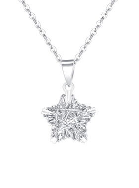 vana星星项链女款纯银S925锁骨链