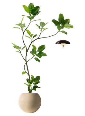 仿真孟加拉榕树绿植高端轻奢