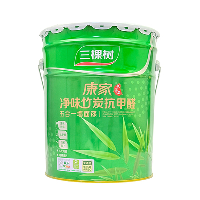 三棵树康家竹炭五合一抗甲醛墙漆