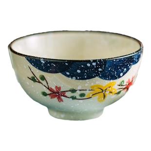 碗家用一人一个专用碗2025新款陶瓷饭碗食品级餐具日式汤碗釉下彩