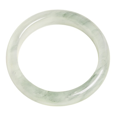 福安达天然天山翠手镯高冰飘花镯