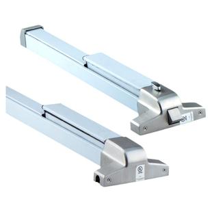 台湾强棒不锈钢防火锁 消防通道门逃生锁 平推式消防门锁 推杆锁