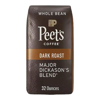 美国直邮Peet's Coffee皮爷迪卡森少校手冲深度烘焙咖啡豆907g