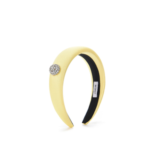 [唐嫣同款]SeiCarinaY钻扣缎面宽版发箍女新款高颅顶头箍好看发饰