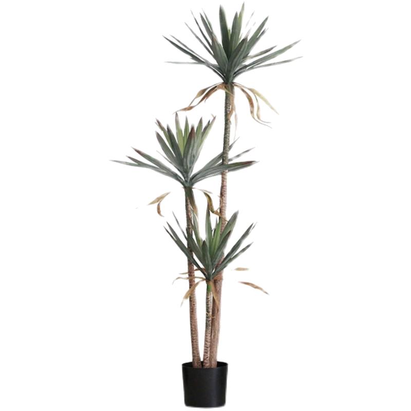 仿真绿植荷兰铁盆栽龙舌兰植物北欧客厅落地室内仿真装饰假绿植树