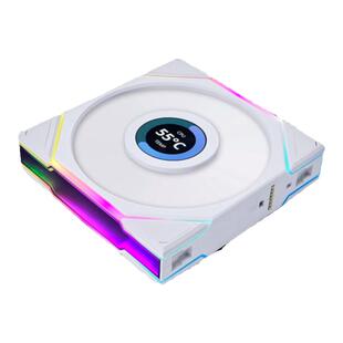 联力积木风扇四4代TL LCD彩屏幕版 12/14CM正向反向正叶反叶ARGB