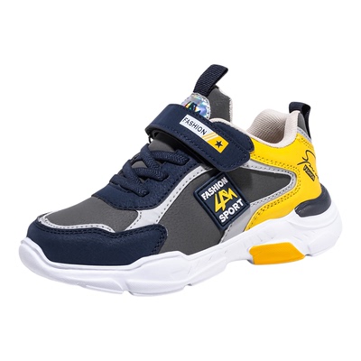 剑桥男童鞋子2025新款秋冬季大童男鞋皮面儿童运动鞋防水加绒棉鞋