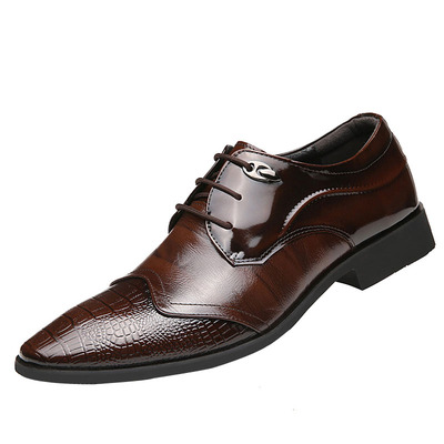 老人头真皮时尚男皮鞋