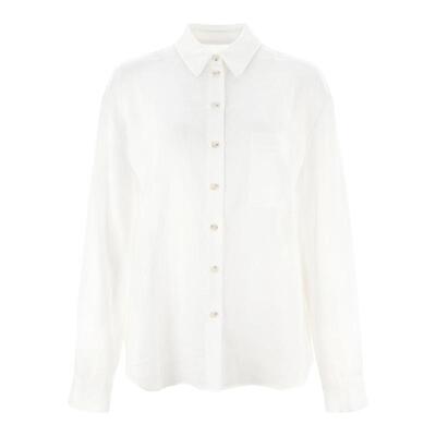 wanatry苎麻慵懒松弛感长袖衬衫