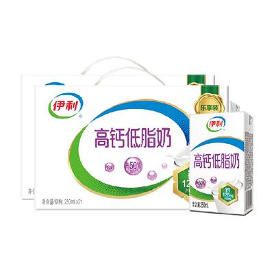 伊利高钙低脂牛奶42盒