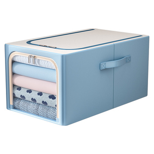 衣服收纳箱家用加长款衣柜衣物整理箱大容量可折叠储物筐收纳神器