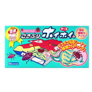 【5枚装】日本进口安速EARTH小强恢恢蟑螂屋诱捕器杀药贴环保