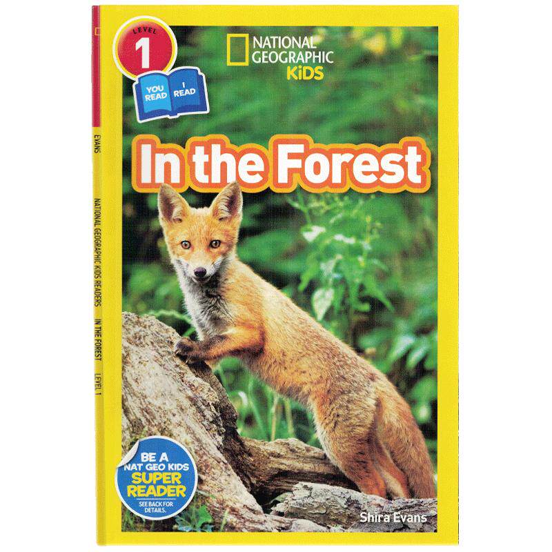 英文原版绘本 National Geographic Kids Readers: In the Forest在森林里 国家地理分级阅读初阶 Level1低幼儿童英语启蒙绘本