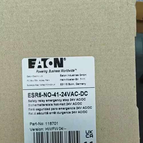 议价伊顿穆勒 ESR5-NO-41-24VAC-DC 安全 继电器