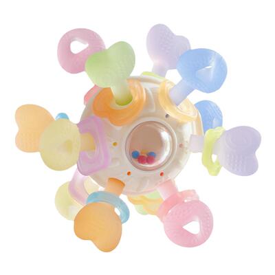 嫚熙曼哈顿手抓球牙胶婴儿磨牙棒