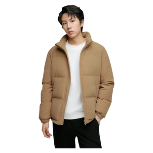 MOST/姆氏德男装冬季立领短款羽绒服白鸭绒保暖加厚外套C34120009