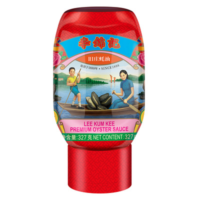 李锦记旧庄蚝油327g挤挤装正品