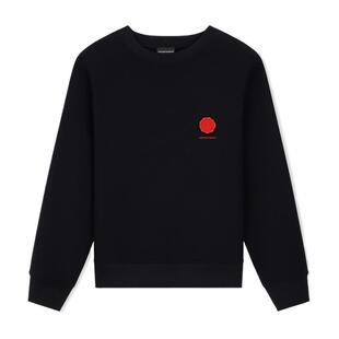 【易烊千玺同款】EMPORIO ARMANI/阿玛尼秋冬新款男圆领刺绣卫衣