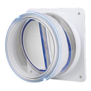 油烟机止逆阀厨房专用抽油烟机单向排风口吸烟管道止回阀家用配件