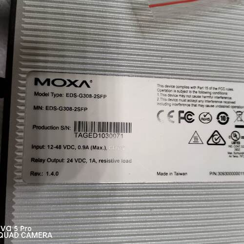 议价台湾摩莎moxa EDS-G308-2SFP八光口千兆非网管工业级以太网交
