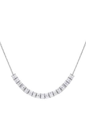 周大生DC星河漫步微笑纯银项链