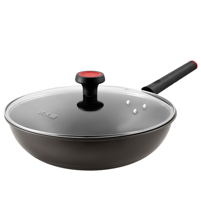 炊大皇不粘燃气34cm无油烟炒锅锅