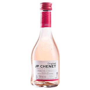 【自营】J.P.CHENET香奈桃红起泡酒歌海娜神索桃红葡萄酒187ml