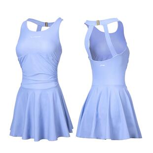 李宁新款温泉女裙式连体泳装海边游泳馆度假海边高级感游泳衣套装