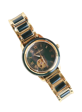 和田玉碧玉手表玉石表青玉小表盘