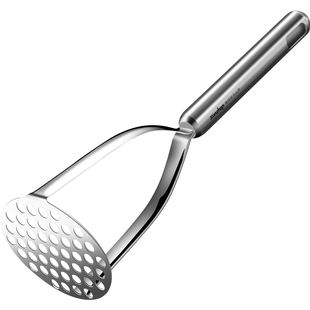 德国kunzhan304不锈钢婴儿土豆压泥器辅食牛油果鸡蛋山药捣碎工具