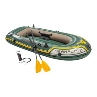 INTEX68347加厚两人充气船冲锋舟2人橡皮艇钓鱼船皮划艇