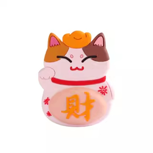 招财猫门后防撞贴家用床头冰箱门把锁硅胶防碰撞神器家具防撞垫