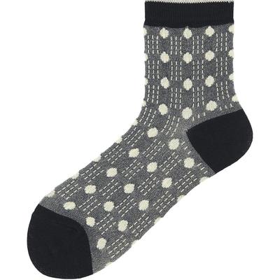 Tabio波点袜子女日本制透气吸湿