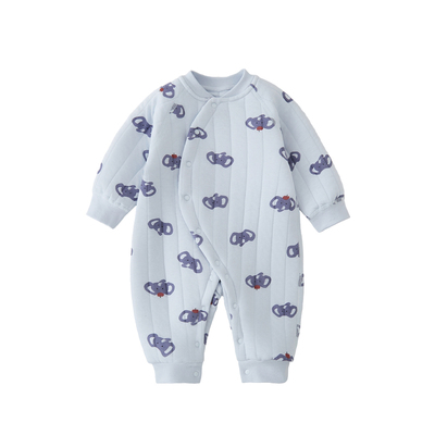 连体衣新生婴儿衣服秋冬季