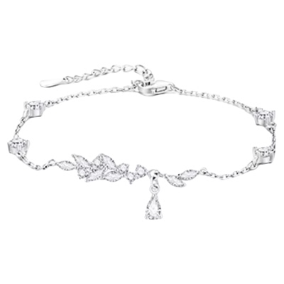 麦穗手链纯银999女生女款