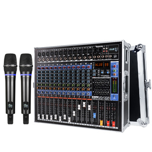 NXG 调音台带功放话筒一体机四通道大功率双编组数字混响舞台会议