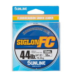 氟碳线 前导线 SUNLINE桑濑Siglon FC喜格龙路亚 碳素线 耐磨50米