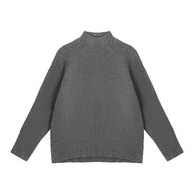 红色条纹羊毛打底衫女内搭外穿