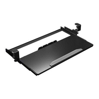 办公桌键盘托架免打孔桌下滑轨