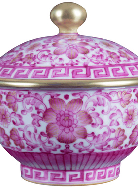 景德镇陶瓷家居客厅盖碗装饰品