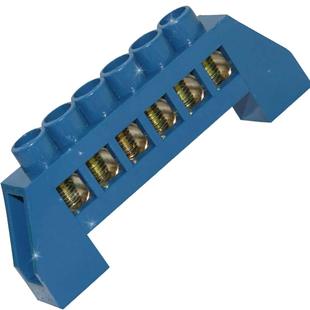 桥型零线排接地端子排配电箱零地排6/8/10/12孔接零铜排8*12零排