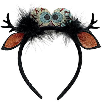 仰岳发箍搞怪万圣节树枝系列头箍
